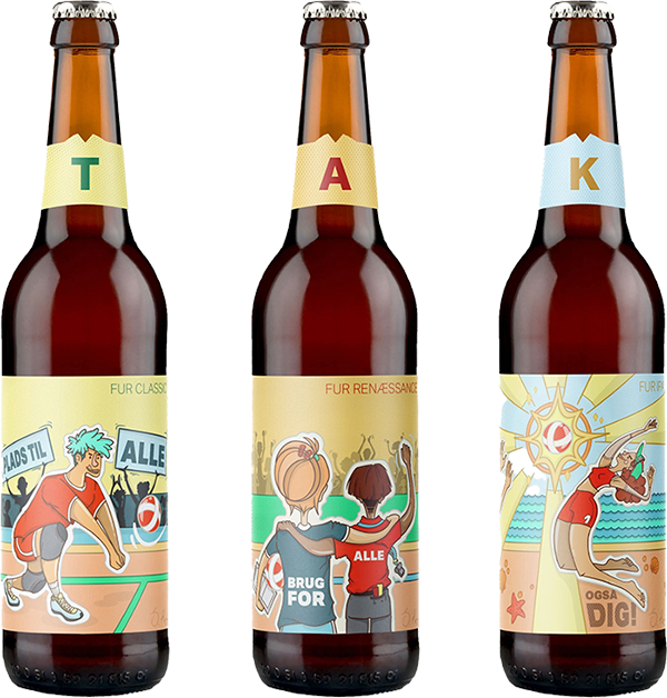 TAK øl gennemsigtig