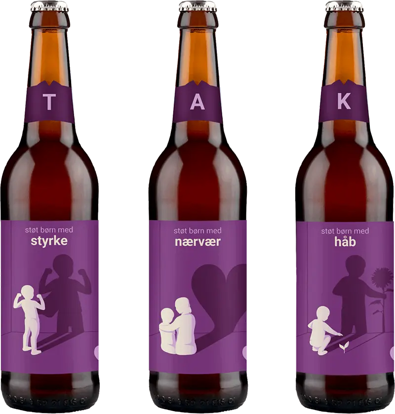 TAK øl gennemsigtig